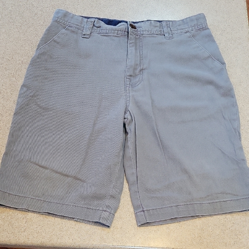 Wonder Nation Size 16 Light Gray Flat Front Shorts